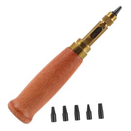 DOITOOL 1 Set Leather Punch Multi Head Tool Kit for DIY Leather Craft Durable and Easy to Use for Belts Watch Bands and More