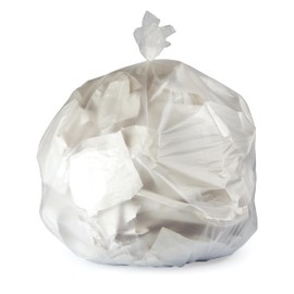 AccuFit 23 Gallon Can Liner by Heritage Bag Co. (200 Pack) 28"x45" 0.9mil Clear