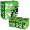 Pet N Pet Bolsas Para Popo Perro 270 Recuentos Biodegradables, 15 Rollos 41% USDA