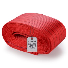Dawnerz Endless Loop Strap 11000 Lbs Vertical Wll 14 ft - Polyester Endless Web Sling for Crane Lifting, Construction, Equipment Lifting Strap