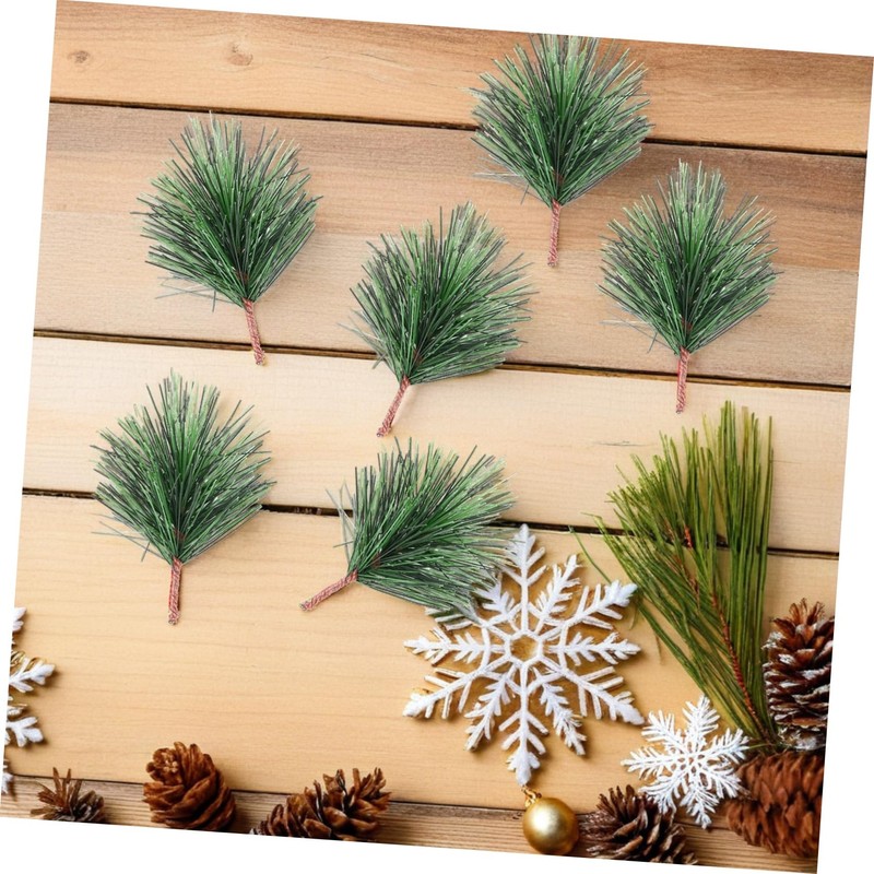 ULTECHNOVO 24Pcs Artificial Christmas Tree Ornaments Simulation Pine Branches for
