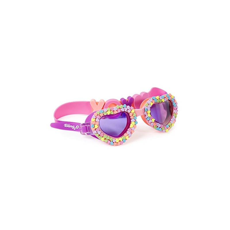 Bling2o - Candy Hearts girls swimming goggles (Be Mine Pastel