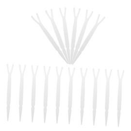 FOMIYES 100pcs Eyelid Tape Applicators Forks for Easy Eyelid Tape Placement Secure Gripping Precise Positioning Makeup Tools for Everyday Professional Use