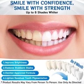 Trihood Teeth Whitening Pen, 4 Pack Tooth Whitening Gel Formula for Instant Stain Removal, Brightens Smile & Neutralizes Yellow Tones, Safe for Sensitive Teeth, Mint Flavor