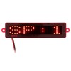 Rechargeable LED Name Tag Replacement for Universal Automobile Programmable Name