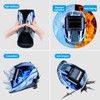 DUTTY Welding protective mask, head mounted argon arc welding LCD