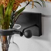 Danya B Decorative Wall Mount Amphora Glass Flower Vase on