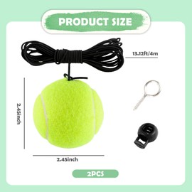 2PCS Tennis Garage Parking Aid with Lanyard,Height Adjustable Parking Stopper for Garage for Guided Parking,Garage Parking Sensor Avoid Crash and Scratch Car Accessories