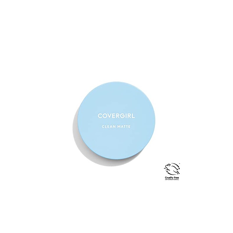 COVERGIRL Clean Matte Pressed Powder, Medium Light (Packaging May Vary)