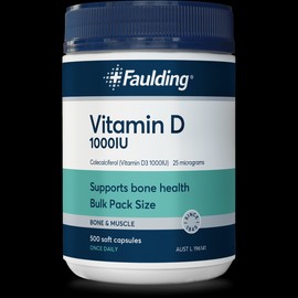 Faulding Vitamin D 1000IU 500 Caps