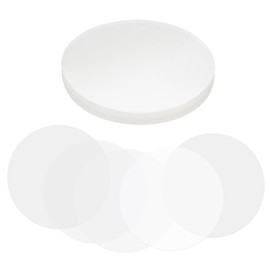 PATIKIL 2.8in (70mm) Badge Film, 100 Pcs Transparent Circle Mylars Plastic Badge Protective Film for 2.3 Inch 58mm Round Badge Button Maker Supplies DIY Arts Crafts