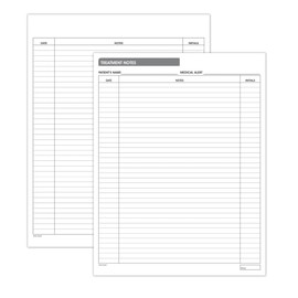 Doctor Stuff Medical & Dental Patient Progress Notes - Double-Sided, Heavyweight 28lb Paper, 100-Pack, Treatment Notes New Client Forms for Doctors, Nurses, and Office Professionals