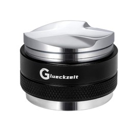 Glueckzeit 53mm Espresso Tamper & Distributor,Espresso distributor Tool,2-in-1 Adjustable Depth Leveler & Tamper Compatible with Breville portafilters 54mm,Professional Espresso Hand Tampers