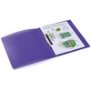 HERMA 19183 A4 Translucent Purple Slim 2 Ring Binder Strong
