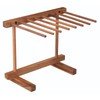 KitchenCraft World of Flavours Collapsible Wooden Pasta Drying Rack, Brown,
