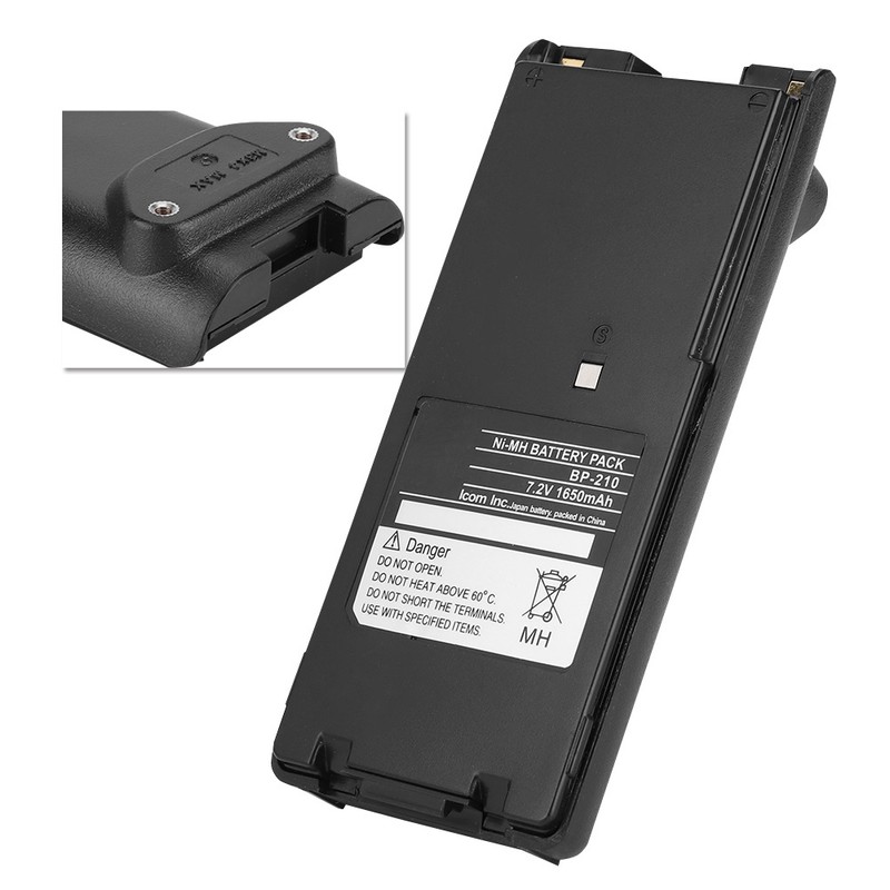 7.2V 1650mAh BP-210N Walkie talkie Ni MH Battery for VX