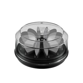 D'Addario - Soporte para púas de guitarra 360, funda para hasta 12 púas, tapa transparente, regalo para músicos