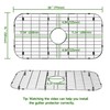 28" x 15" Sink Protectors for Kitchen Sink, Stainless Steel