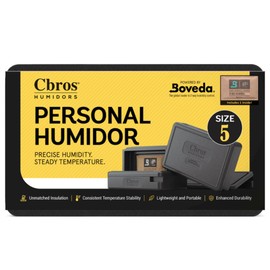 Cbros 69% Two- Way Humidity Control Box Powered by Boveda, Moisture Absorber, Maintain Freshness and Consistent Temperature Size (Size 5)
