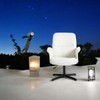 Homy Casa Modern Office Chair, 360° Rotating & Adjustable Height,