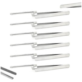 AAProTools 6 Pcs Dental Articulating Paper Holder - Pliers Straight Holding Stainless Steel Tweezers Hold Firmly The Articulating Paper Forceps Dental Suitable for Dentist Students Household…