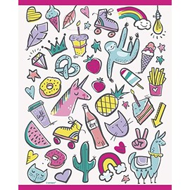 Favorite Things Birthday Loot Bags (19cm x 27cm) - Colorful & Unique Party Treat Bags - Perfect Celebration Accessory - 8ct