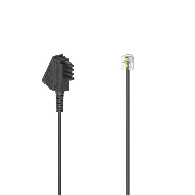 Hama Telephone Cable TAE-F Plug to Modular Plug 6p4c 10