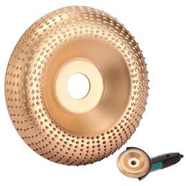 Wood Grinding Disc, Angle Grinder, Wood Cutter for Angle Grinder, Inner Diameter 22.2 mm for Angle Grinder, Ideal for Wood Shaping, Carving and Polishing