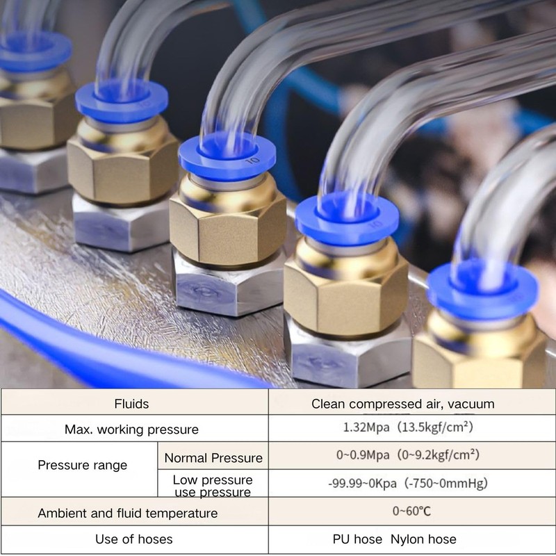 Set of 4 16 mm 1/2 inch PT Male Thread