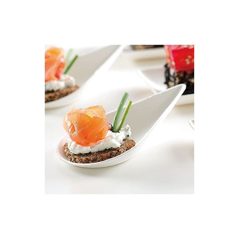NatureStar 41230 Organic Finger Food Spoon | Sugar Cane