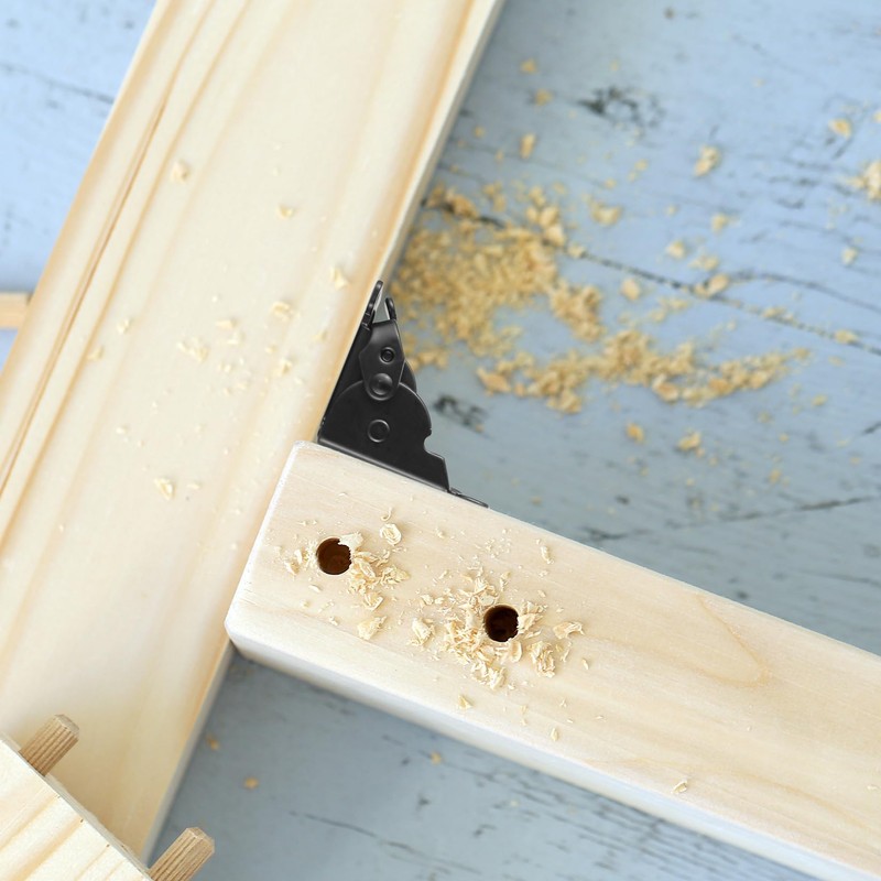 Folding Hinge, 4 Pieces Table Legs Foldable, Hinges Support Bracket