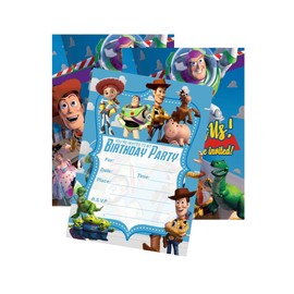 Liphontcta 24pcs Kids Birthday Invitations, Kids Party Invitations Garden Sculpture Outdoor Decoration