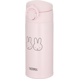 Thermos JPA-350B LP Stainless Steel Bottle for Milk Preparation, 11.8 fl oz (350 ml), Miffy, Light Pink