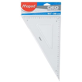Maped 147526 Geometric Drawing Triangle 60 Degrees, Cathetic Length: 320 mm