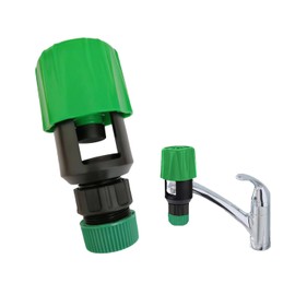 Kitchen Tap Hose Connector Hose Pipe Adapter Universal Garden Hosepipe Fitting for Indoor/Outdoor Use, Leak-Proof Kitchen Mixer Tap Attachment for Sink & Outdoor Taps