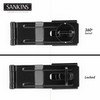 SANKINS 4-1/2" Swivel Staple Safety Hasps, Gate Door Hasp Latches