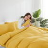 Hearth & Harbor Cal King Comforter Set Yellow, 8 Pieces