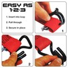 SNAP-LOC E-Track Strap Slip-On Hook Adapter 6-Pack, Logistic Tie-Down for