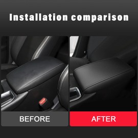 AOMSAZTO Armrest Covers for Nissan Sentra 2020-2022 2023 Black