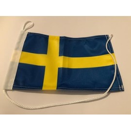Schweden Schwedische 120x180 cm Bootsflagge Premiumqualität Profiqualität Flagge Fahne Schiffsflaggenqualität