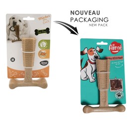 Aime Durable Bamboo Fibre Chicken Dog Toy 14cm Diameter