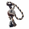 Rope Dog Tugger Toy with Ball – Durable Knotted Rope