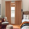 90 Inch Long Moody Boho Blackout Curtains, Terra Cotta Floral
