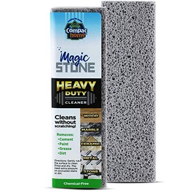 Compac Home Magic-Stone Heavy Duty Cleaning Stick - Easily Scrubs/Removes Paint, Cement, Encrusted Dirt, Rust, Grease, from Wood, Stone, Ceramic Floor Tiles, 2 Count