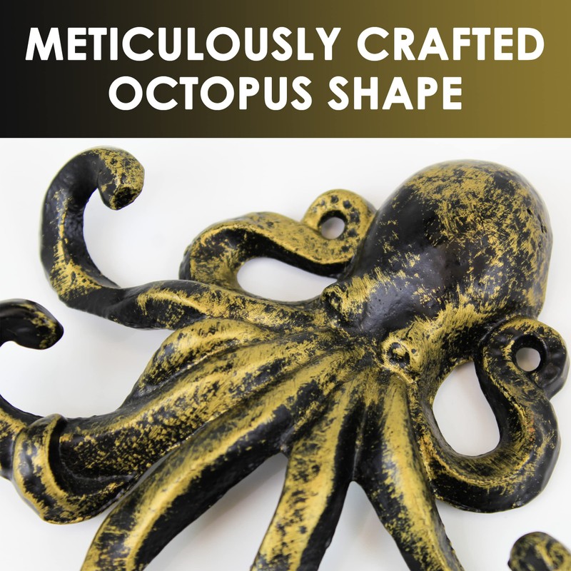JJ PRIME - Octopus Key Holder for Wall | Animal