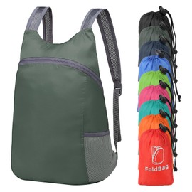 SUIKIHUM 20L Ultra Hiking-Daypack Lightweight Foldable Travel Packable Backpack for Camping Cycling Outdoor,grey