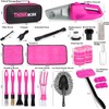 【Mother's Day】THINKWORK Pink Portable Vacuum Cleaner Kit with 8000PA Cordless