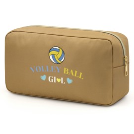 Volleyball Lover Gift Makeup Bag Volleyball Inspirational Gifts for Women Best Volleyball Gift Ideas Makeup Bag Volleyball Gifts for Team Cheer Woman Gifts for Birthday Gift For Her Best Friend Sister