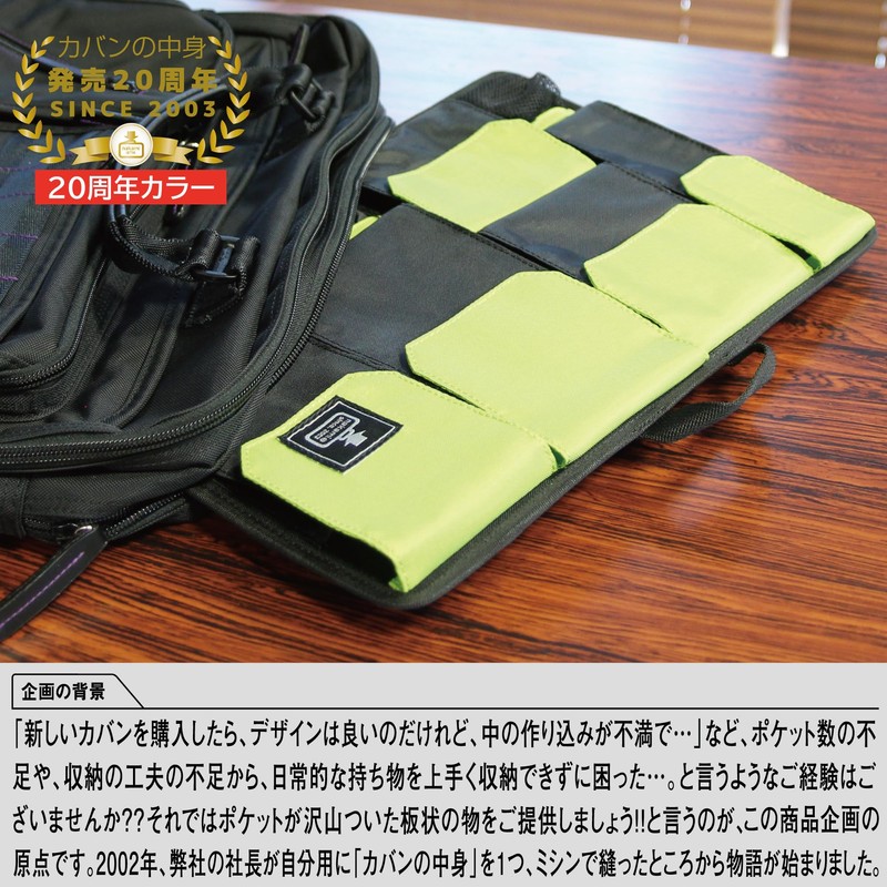 What's in the Bag: B4 Multi-functional Inner Bag, Double-Sided Storage,