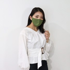 Serao Moss Green SRO-MG Mesh Mask, Sports Mask, Outdoor Activities, Running, Jogging, Airsoft, Pollen, Adjustable Size, Men's, Women's, Breathable, Easy to Breathe